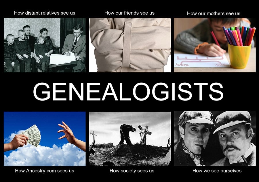 genealogy humor, genealogists