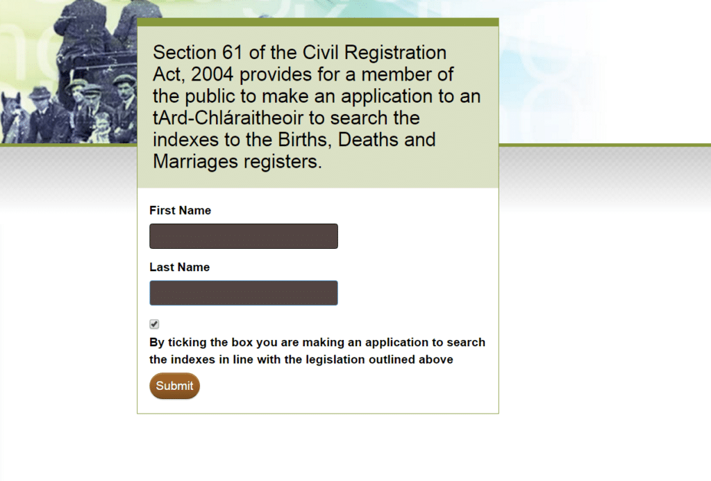 Millions of Irish Birth, Marriage and Death Records are Now Online for Free - Register