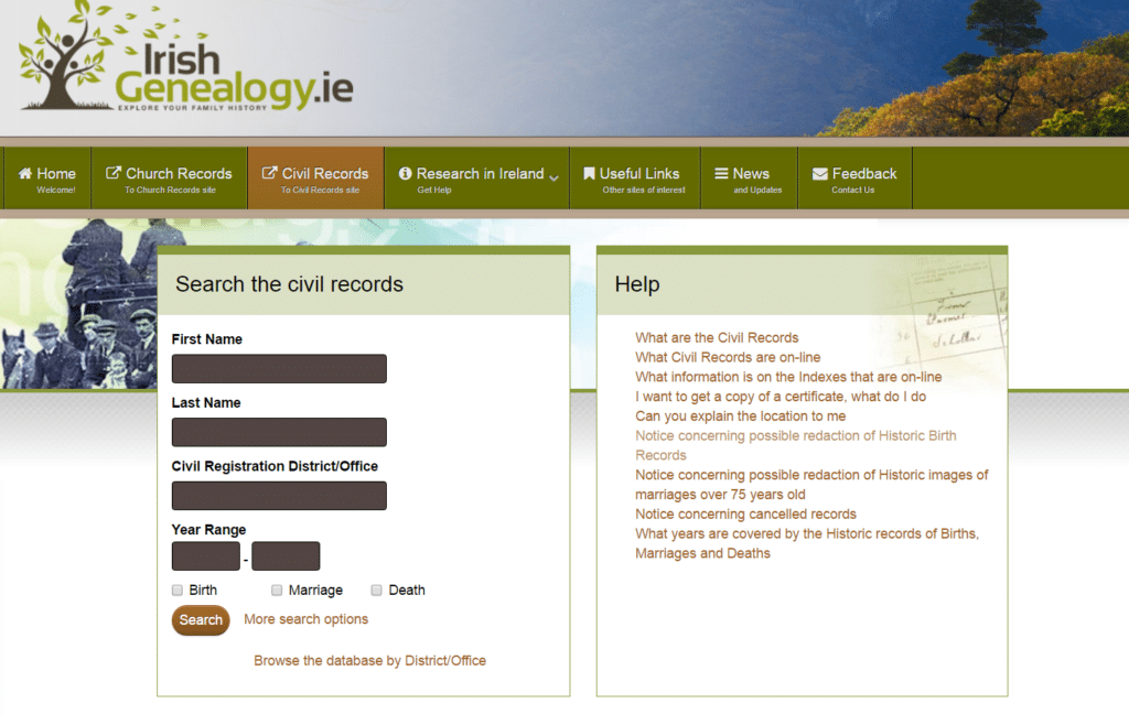 Millions of Irish Birth, Marriage and Death Records are Now Online for Free - Search