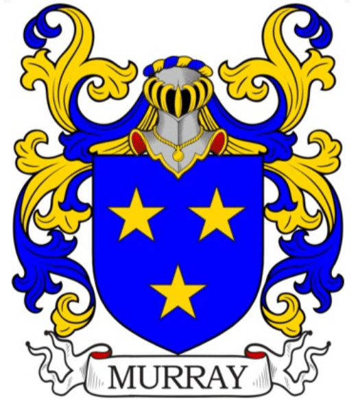 Murray coat-of-arms, sometimes confused as a family crest