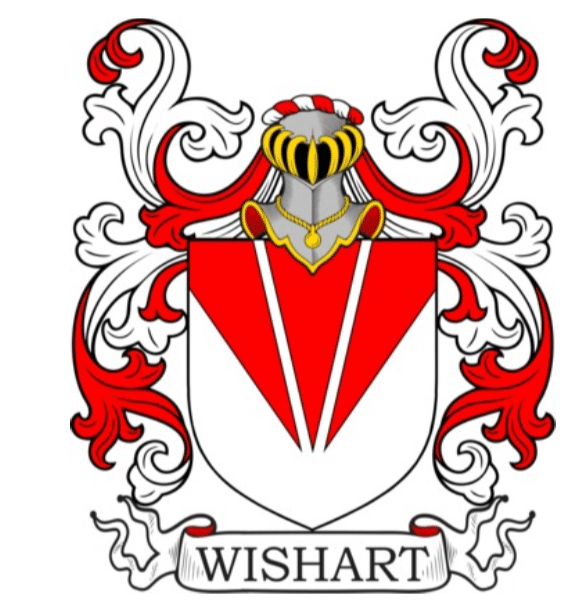 Wishart coat-of-arms, sometimes confused as a family crest