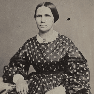 Unidentified woman, possibly a nurse, during Civil War