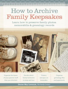 how to archive family keepsakes
