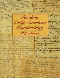 reading early american handwriting