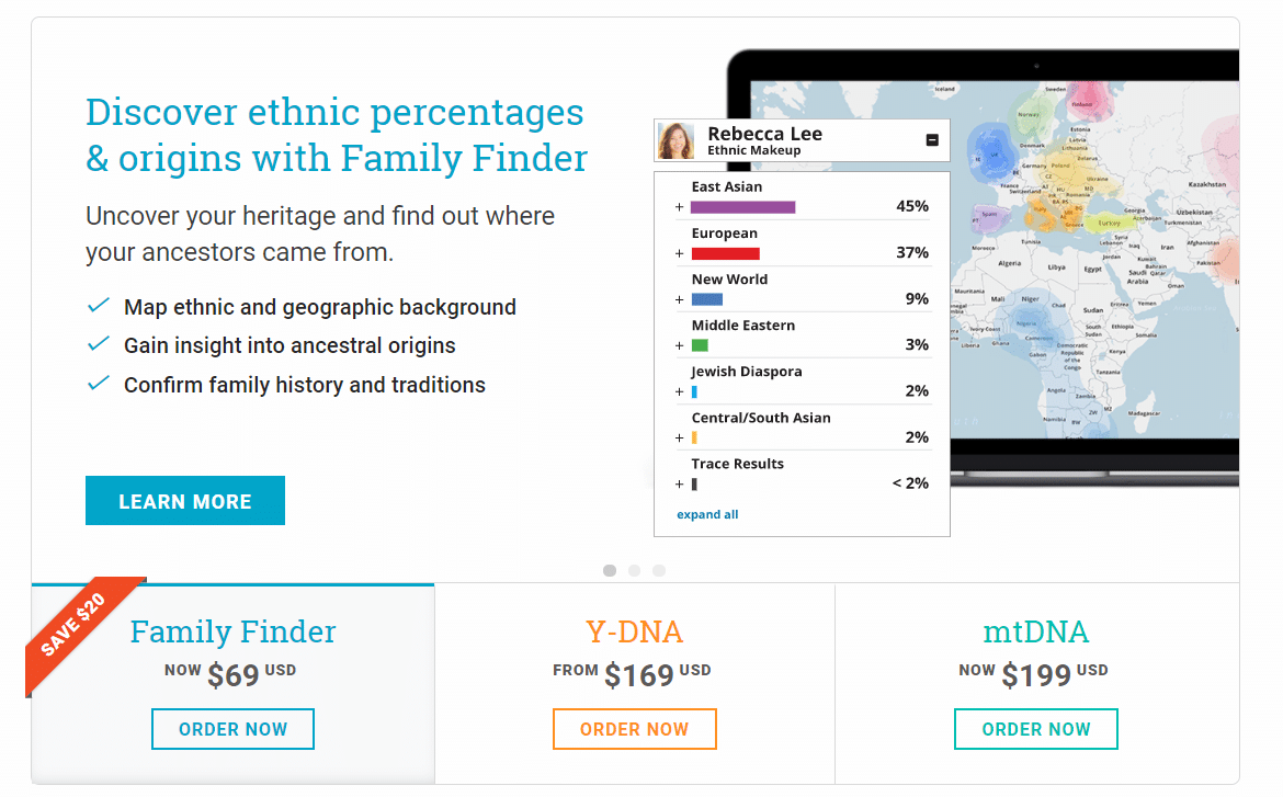 Family Tree DNA Coupon Discount Example