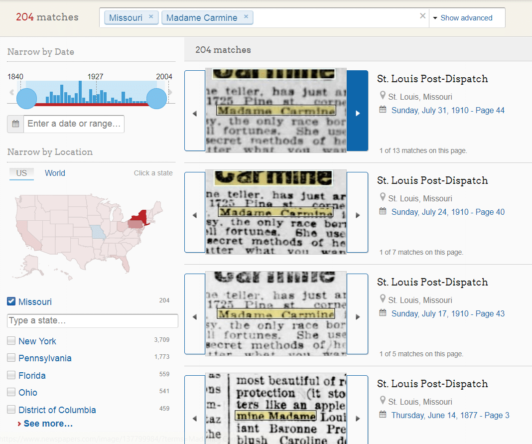 Newspapers.com Newspaper Archives Search Result
