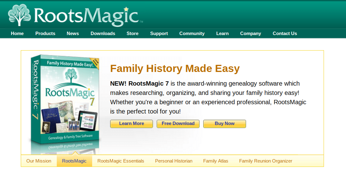 RootsMagic - 6 Best Family Tree Software Programs