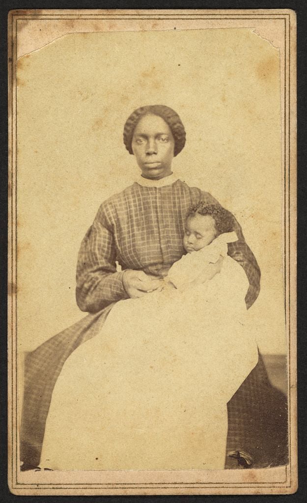 African American Woman and Child