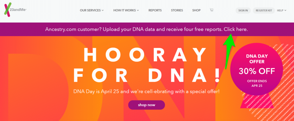 23andMe Free DNA Upload: Uploaders Get No-Cost Ancestry Reports Today Only