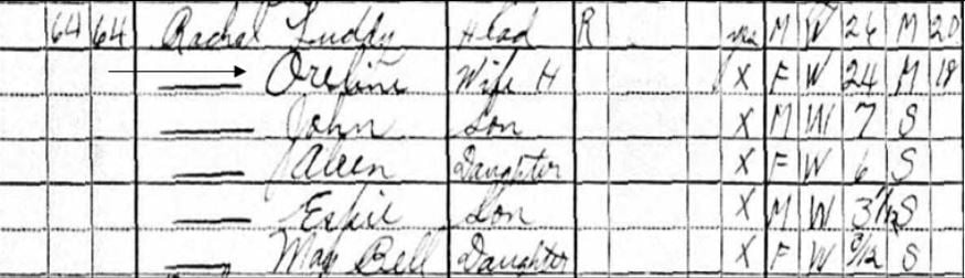 Correcting Ancestry.com Records, 1930 original census record