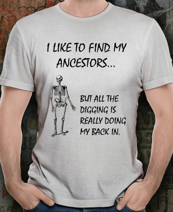 Genealogy Father's Day Gifts, genealogy t-shirt for men