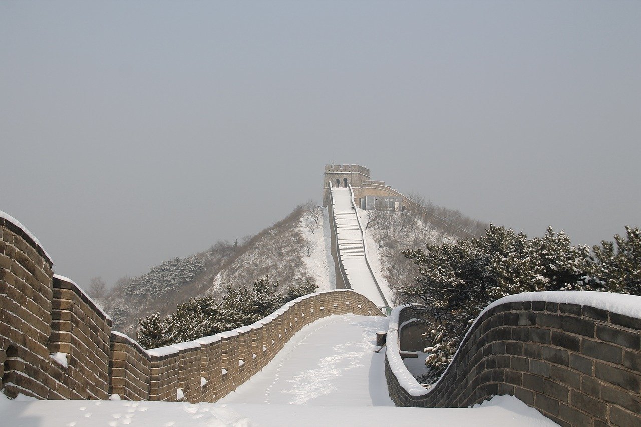 Travel to Discover Roots in Asia, Great Wall of China Covered in Snow
