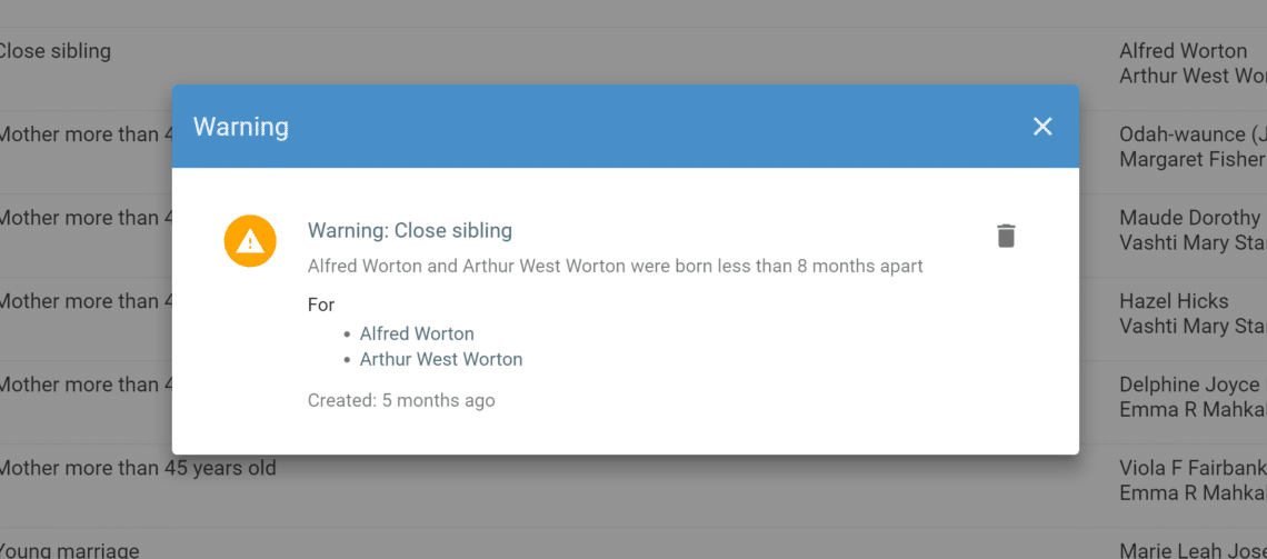 Consistency Checker: How to Run an Error Report on Your Family Tree
