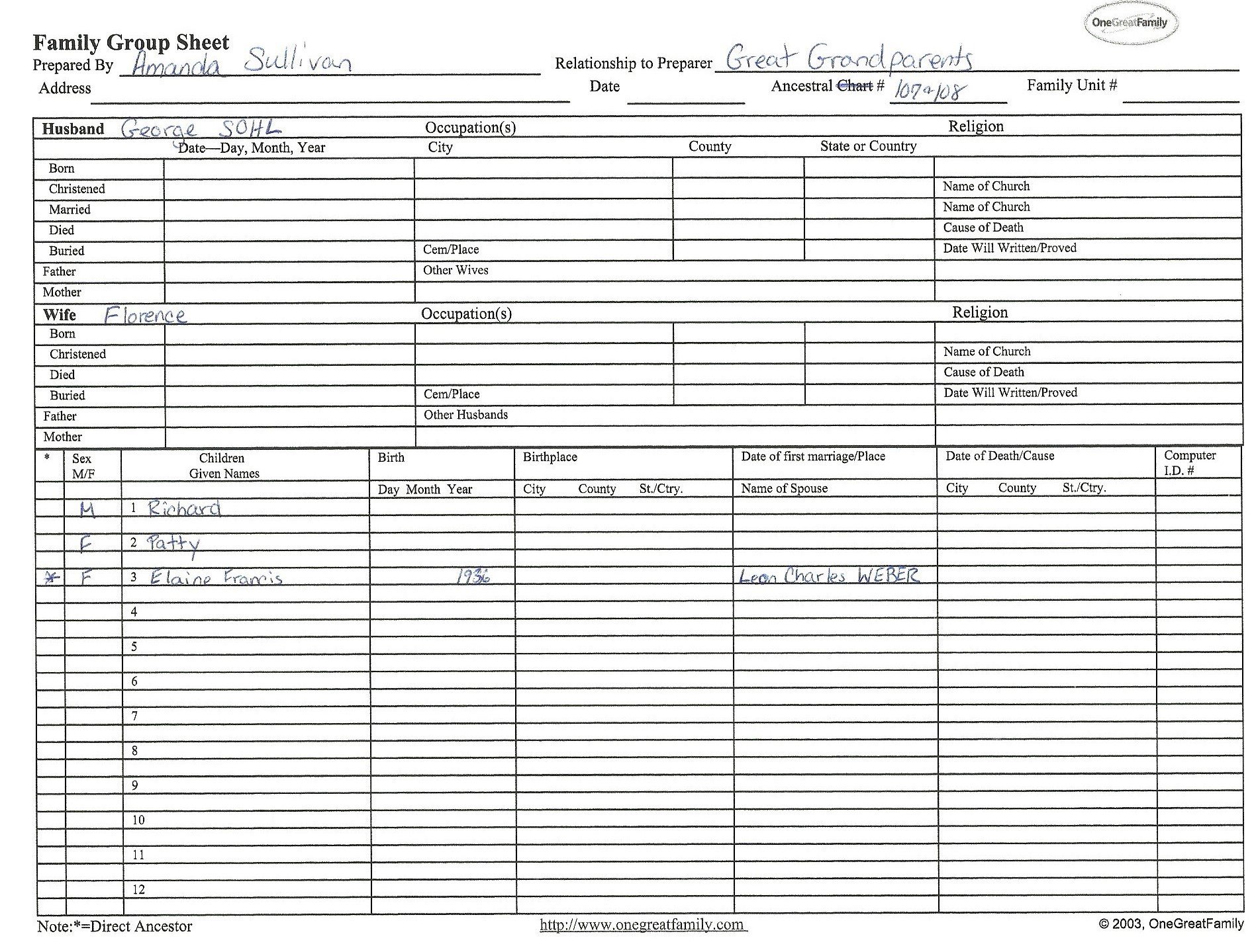 How To Make A Genealogy Chart Microsoft Word