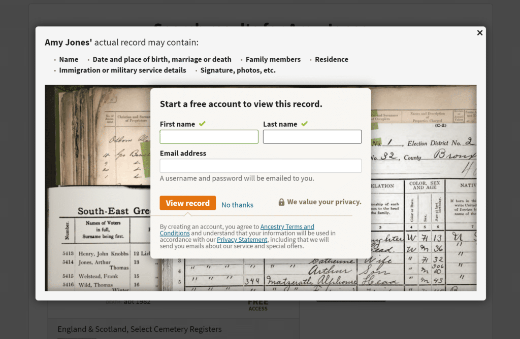 Ancestry Free Irish Records for Saint Patrick's Day