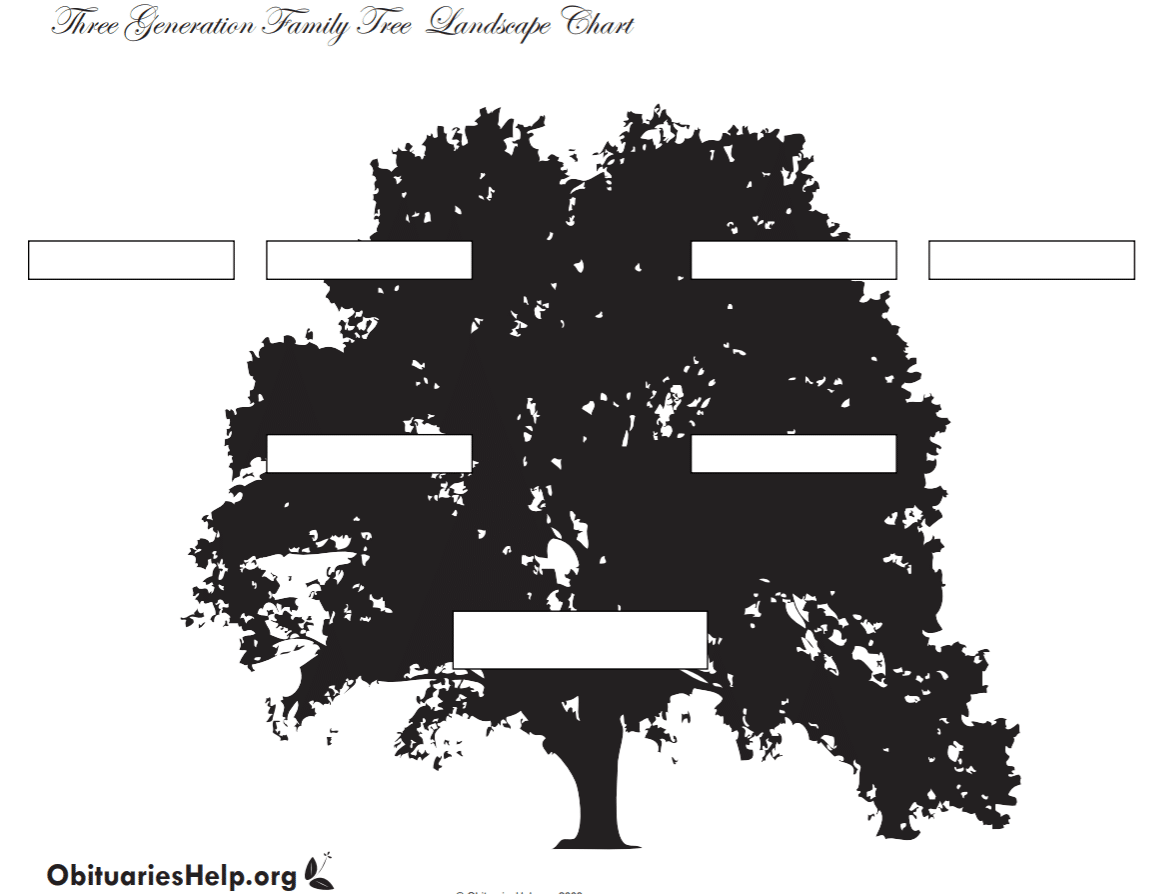 Free Printable Family Tree Chart