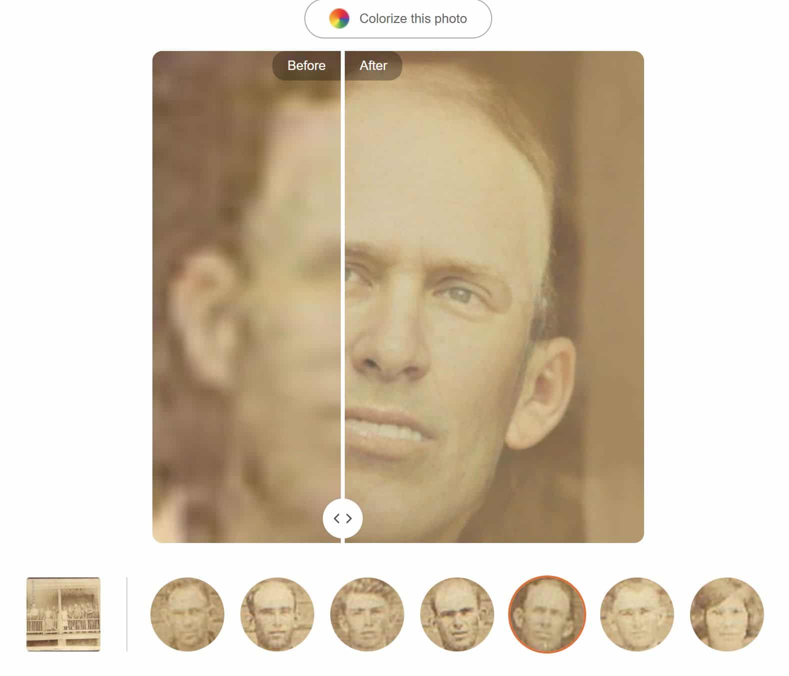 Enhanced photo facial detail